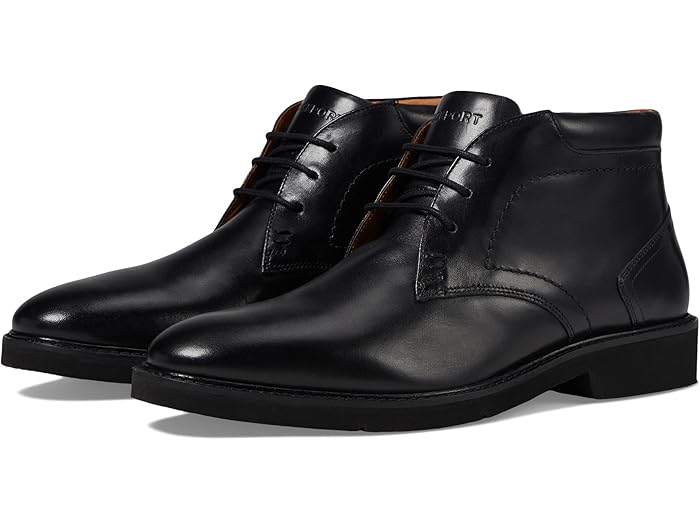 (取寄) ロックポート メンズ フリン Rockport men Flynn Black Leather