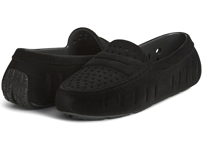 (取寄) フローファ レディース ポッシュ ドライバ フォー スエード Floafers women Posh Driver Faux Suede Black Vegan Suede