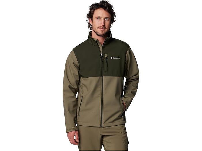 (取寄) コロンビア メンズ アセンダー ソフトシェル ジャケット Columbia men Ascender Softshell Jacket Stone Green/Greenscape