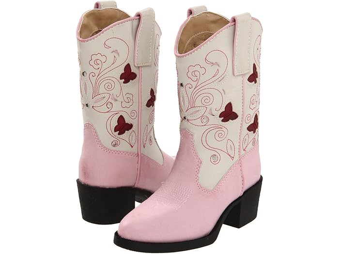 (取寄) ローパー キッズ ガールズ ウェスタン ライト カウボーイ ブーツ (トドラー/リトル キッド) Roper Kids girls Western Lights Cowboy Boots (Toddler/Little Kid) Pink