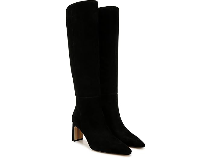 (取寄) サムエデルマン レディース シルビア ワイド カーフ シューズ サンダル スニーカー 靴 Sam Edelman women Sylvia Wide Calf Black Suede Wide Calf