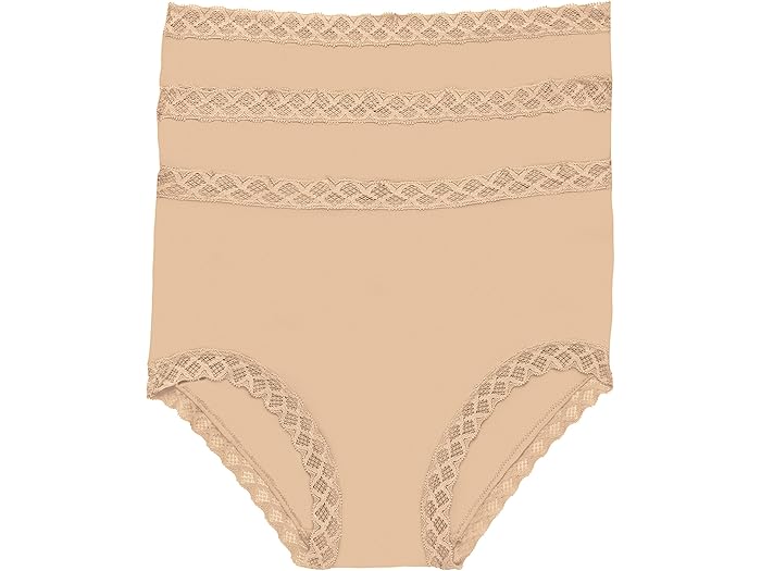 (取寄) ナトリ レディース ブリス フル ブリーフ 3-パック Natori women Bliss Full Brief 3-Pack Cafe