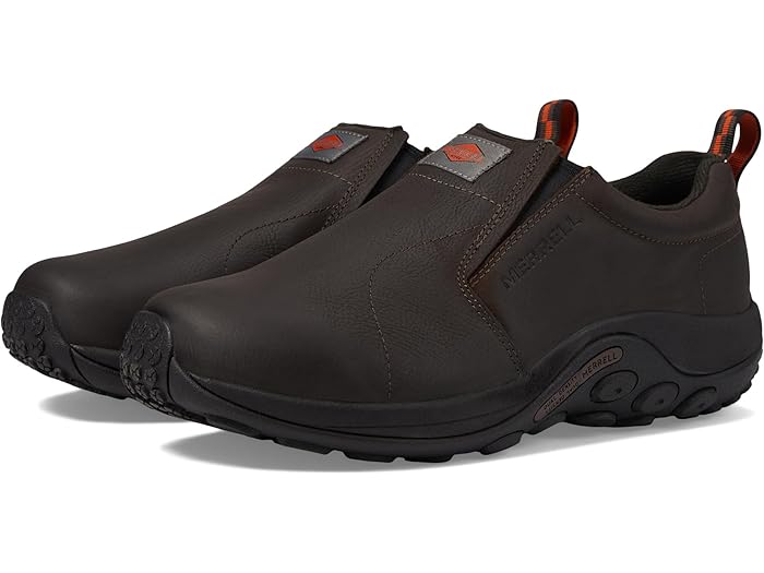 (取寄) メレル ワーク メンズ ジャングル モック レザー スリップ レジスタント Merrell Work men Jungle Moc Leather Slip Resistant Espresso