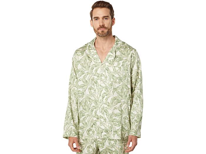 希少 取寄 ベッドヘッドパジャマ メンズ ロング スリーブ クラシック Pj セット Bedhead Pajamas Men Long Sleeve Classic Pj Set Palm Leaves Fucoa Cl