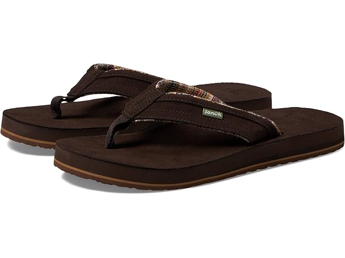 (取寄) サヌーク メンズ ジギー ST スエード Sanuk men Ziggy ST Suede Brown