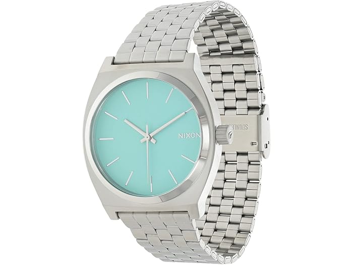 (取寄) ニクソン メンズ タイム テラー Nixon men Time Teller Silver/Turquoise