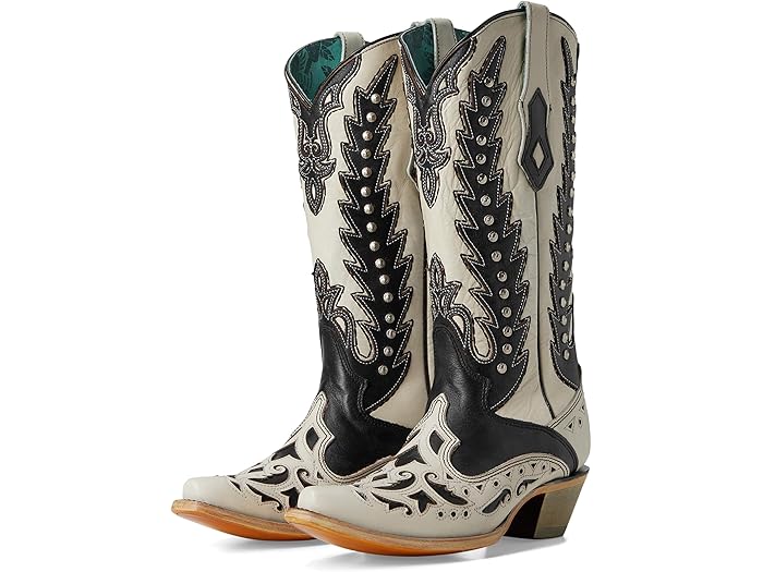 (取寄) コーラル ブーツ レディース Corral Boots women C4160 White/Black