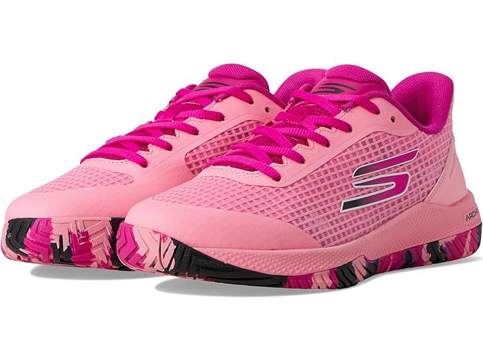 (取寄) スケッチャーズ スニーカー レディース ゴー トレイン アーチ フィット バイパー コート プロ - ピックルボール SKECHERS women Go Train Arch Fit Viper Court Pro - Pickleball Pink