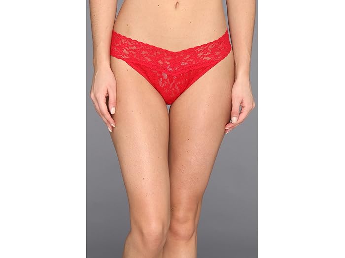 (取寄) ハンキー パンキー レディース シグニチャー レース オリジナル ライズ トング Hanky Panky women Signature Lace Original Rise Thong Red