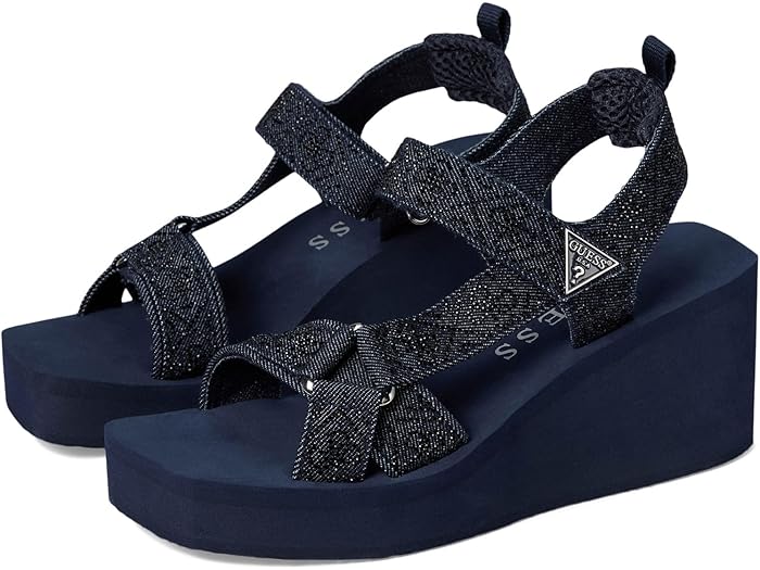 (取寄) ゲス レディース GUESS women GUESS Dawsin Black Denim Rhinestone Logo