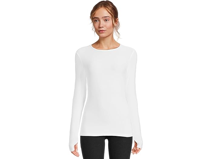 (取寄) ビヨンドヨガ レディース フェザーウェイト クラシック クルー プルオーバー Beyond Yoga women Beyond Yoga Featherweight Classic Crew Pullover Cloud White