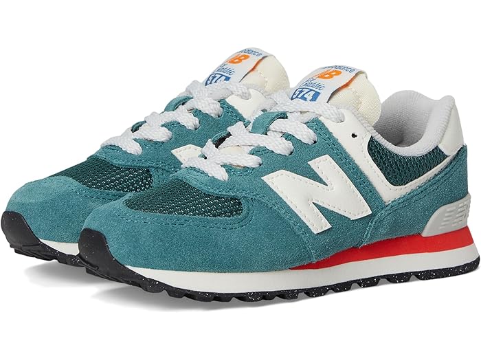 (取寄) ニューバランス スニーカー キッズ 574 New Balance Kids kids 574 (Little Kid) New Spruce/Blast Red