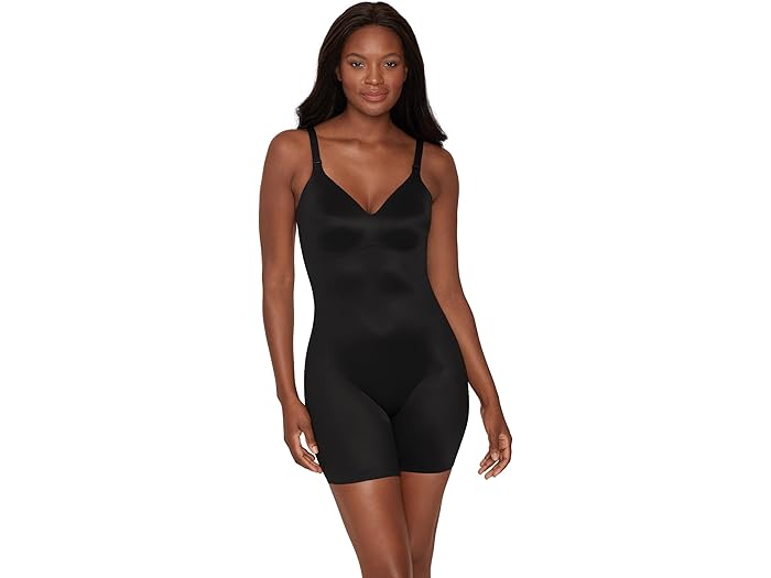 (取寄) ミラクルスーツ シェイプウェア レディース ファーム コントロール ロー バック オール-イン-ワン バイク ショーツ Miraclesuit Shapewear women Firm Control Low Back All-In-One Bike Shorts Black