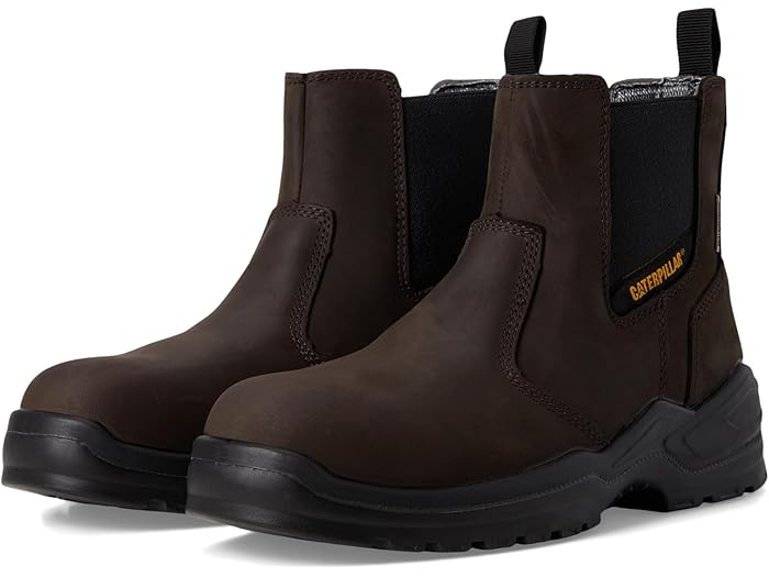 (取寄) キャタピラー メンズ ストライバー チェルシー ウォータープルーフ スティール トゥ Caterpillar men Striver Chelsea Waterproof Steel Toe Brown