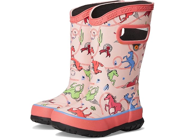 (取寄) ボグス キッズ キッズ レインブーツ ロデオ ホーシズ (トドラー/リトル キッド/ビッグ キッド) Bogs Kids kids Rainboot Rodeo Horses (Toddler/Little Kid/Big Kid) Pink Multi