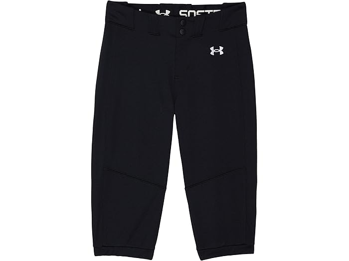 (取寄) アンダーアーマー キッズ ガールズ ユーティリティ ソフトボール パンツ 22 (ビッグ キッズ) Under Armour Kids girls Utility Softball Pants 22 (Big Kids) Black/White