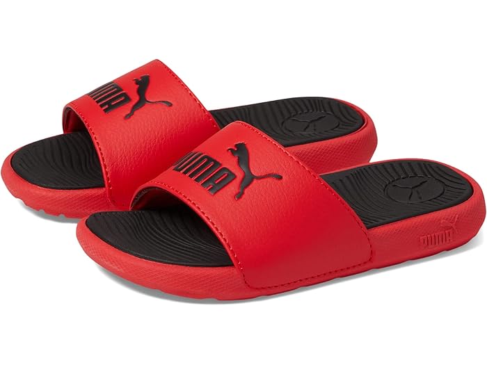 (取寄) プーマ キッズ キッズ クール キャット 2.0 (リトル キッド) PUMA Kids kids Cool Cat 2.0 (Little Kid) For All Time Red/Puma Black画像