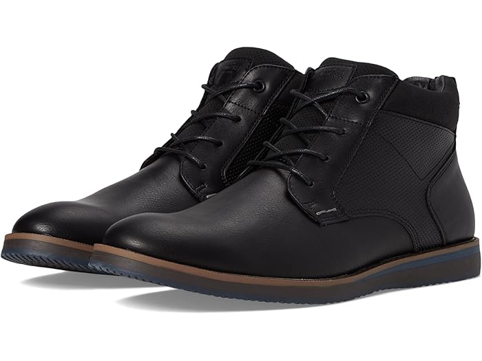 (取寄) ナン ブッシュ メンズ サーキット Dc プレーン トゥ チャッカ Nunn Bush men Circuit DC Plain Toe Chukka Black