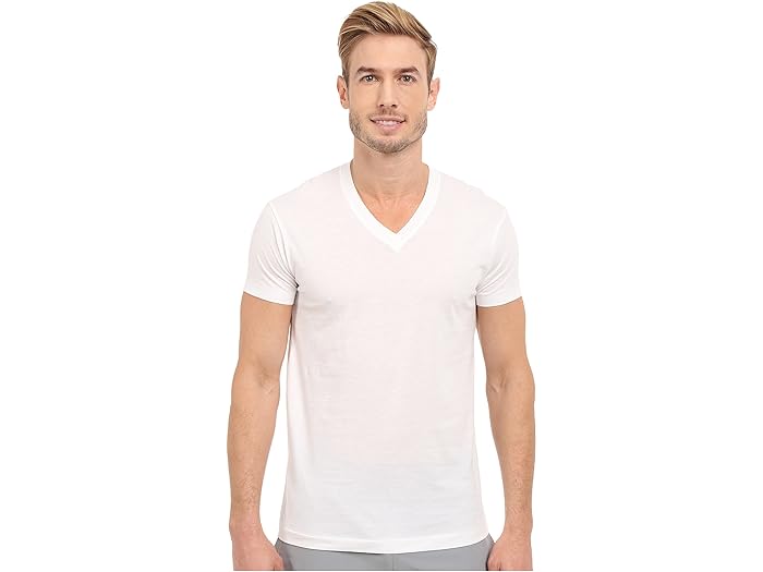 (取寄) 2XIST メンズ ピマ コットン ショート スリーブ V-ネック 2(X)IST men Pima Cotton Short Sleeve V-Neck White