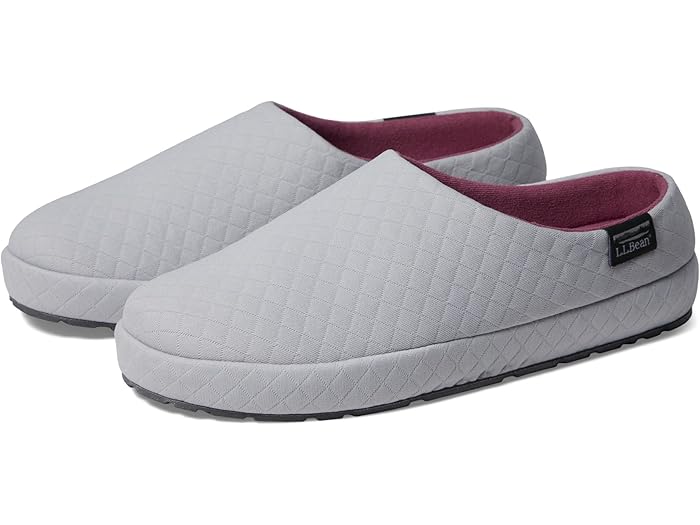 (取寄) エルエルビーン レディース キルテッド スリッパ スカフ L.L.Bean women Quilted Slipper Scuff Pewter