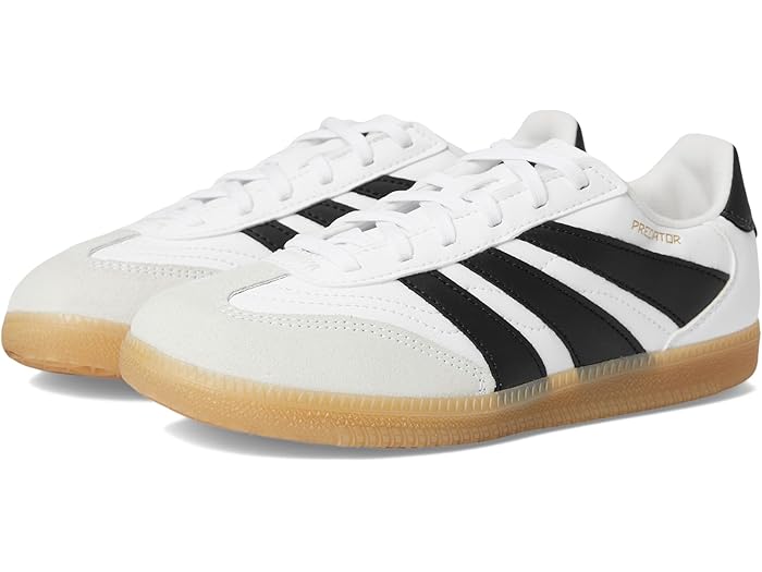 (取寄) アディダス キッズ キッズ フリースタイル プレデター インドア サッカー シューズ (リトル キッド/ビッグ キッド) adidas Kids kids Freestyle Predator Indoor Soccer Shoes (Little Kid/Big Kid) White/Black/Gold Metallic画像