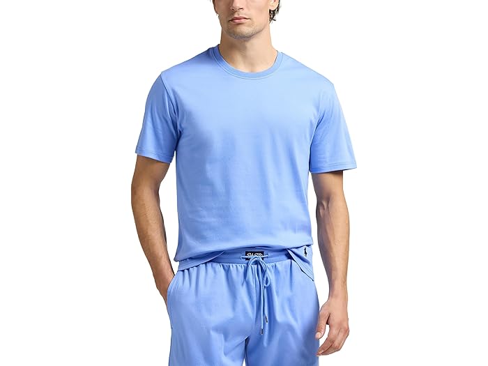 (取寄) ラルフローレン メンズ マーセライズド コットン スリープ シャツ Polo Ralph Lauren men Mercerized Cotton Sleep Shirt Harbor Island Blue