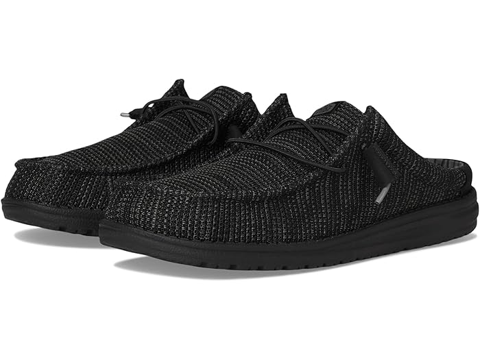 (取寄) ヘイ デュード メンズ ウォーリー スリップ ストレッチ ソックス Hey Dude men Wally Slip Stretch Sox Black
