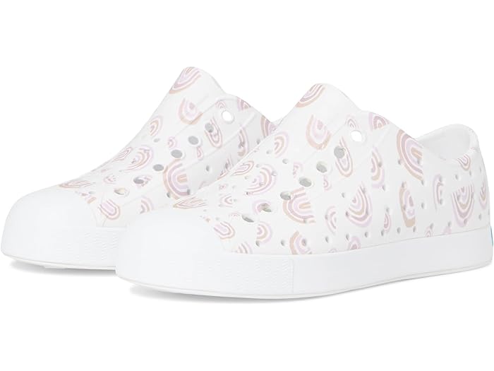 (取寄) ネイティブシューズ キッズ キッズ ジェファーソン プリント (リトル キッド/ビッグ キッド) Native Shoes Kids kids Jefferson Print (Little Kid/Big Kid) Shell White/Shell White/Barely Flax Rainbow