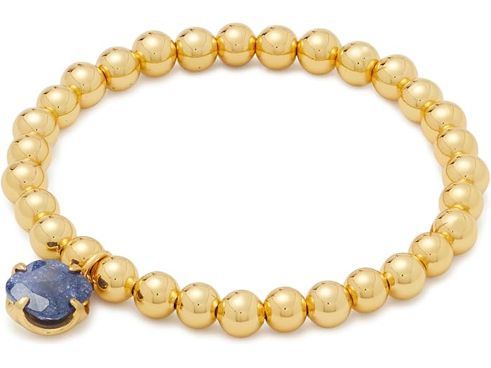 (取寄) ケイトスペード レディース 10mm スペード フラワー ストレッチ ブレスレット Kate Spade New York women 10mm spade flower stretch bracelet Dark Navy