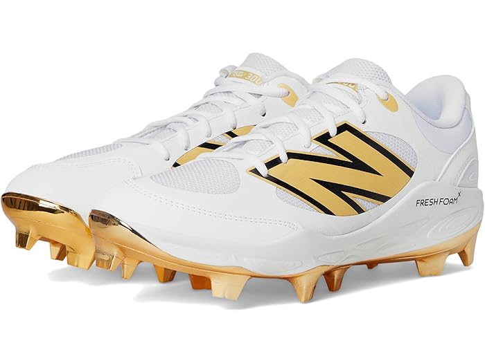 (取寄) ニューバランス スニーカー メンズ フレッシュ フォーム モールデッド New Balance men Fresh Foam 3000v7 Molded White/Metallic Gold 28,283円