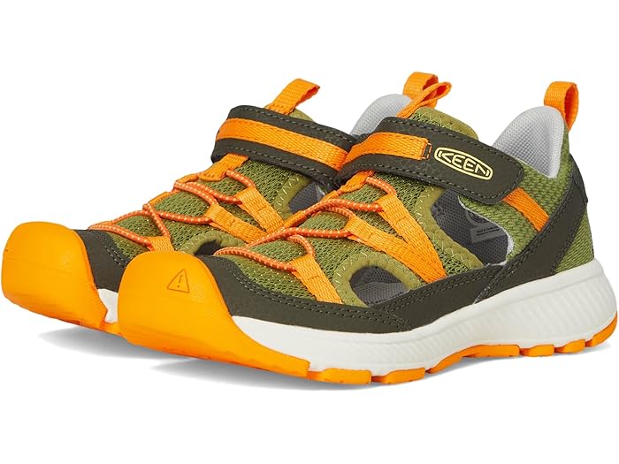 (取寄) キーン キッズ キッズ モトゾア サンダル (トドラー/リトル キッド) KEEN Kids kids Motozoa Sandal (Toddler/Little Kid) Forest Night/Bright Marigold