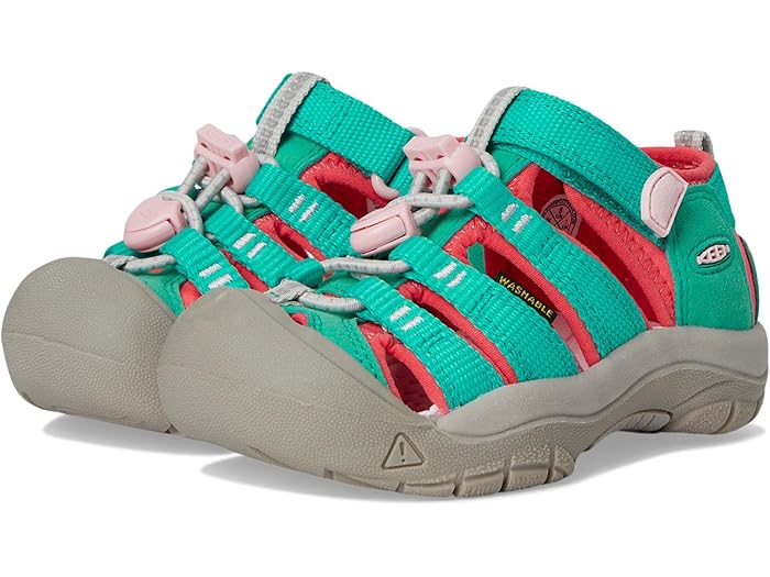 (取寄) キーン キッズ キッズ ニューポート エイチツー (トドラー/リトル キッド) KEEN Kids kids Newport H2 (Toddler/Little Kid) Bright Aqua/Pink-A-Boo