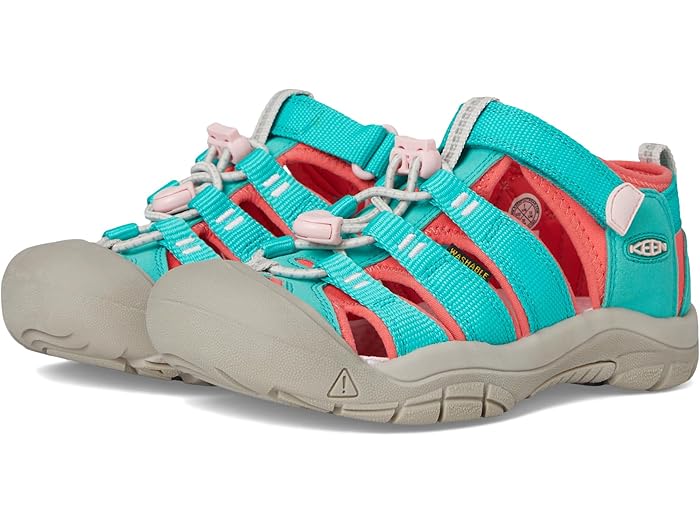 (取寄) キーン キッズ キッズ ニューポート エイチツー (トドラー/リトル キッド/ビッグ キッド) KEEN Kids kids Newport H2 (Toddler/Little Kid/Big Kid) Bright Aqua/Pink-A-Boo