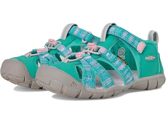 (取寄) キーン キッズ ボーイズ シーキャンプ リ シーエヌエックス (リトル キッド/ビッグ キッド) KEEN Kids boys Seacamp II CNX (Little Kid/Big Kid) Bright Aqua/Pink-A-Boo