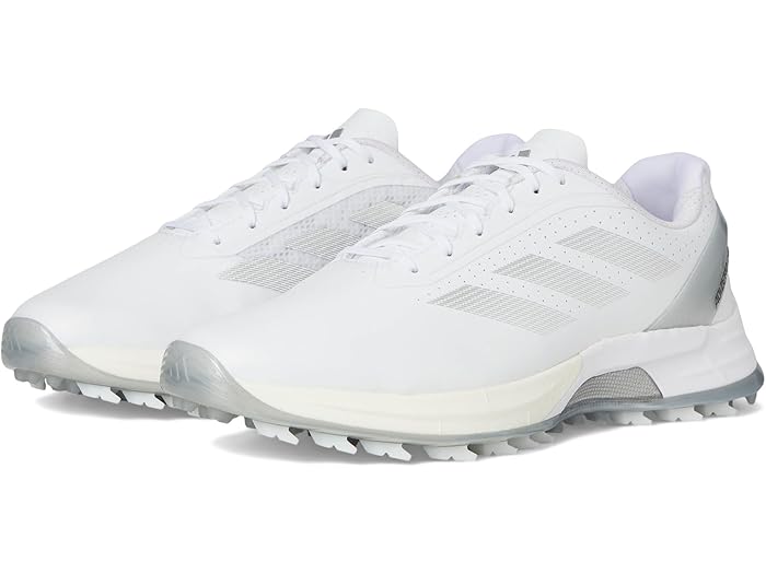 (取寄) アディダス ゴルフ レディース アディゼロ ZG スパイクレス ゴルフ シューズ adidas Golf women Adizero ZG Spikeless Golf Shoes Footwear White/Silver Metallic/Grey Two