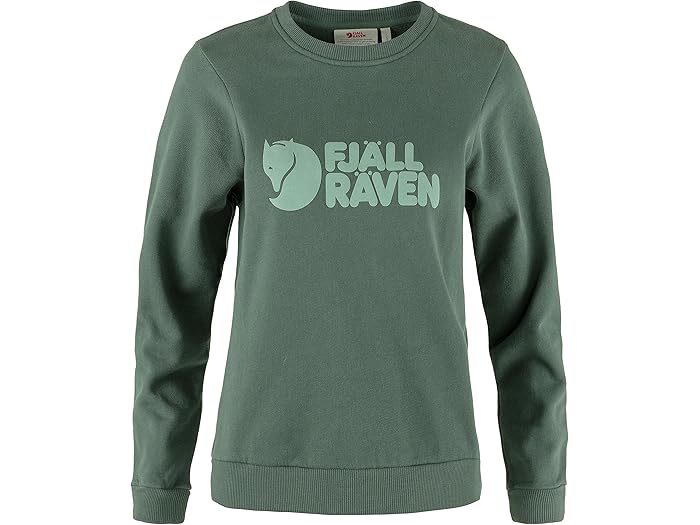 (取寄) フェールラーベン レディース ロゴ セーター Fjllrven women Fjallraven Fjallraven Logo Sweater Deep Patina/Misty Green