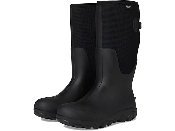 (取寄) ボグス メンズ クラシック シームレス トール アジャスタブル カーフ Bogs men Classic Seamless Tall Adjustable Calf Black