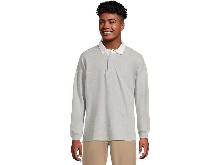 (取寄) チャビーズ メンズ ザ シンプル プレジャー Chubbies men The Simple Pleasure (Rugby Shirt) Medium Grey - Heather