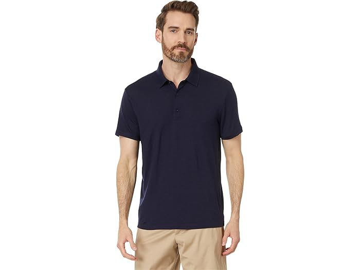 (取寄) アイスブレイカー メンズ 150 テック ライト 3 ショート スリーブ ポロ Icebreaker men 150 Tech Lite III Short Sleeve Polo Midnight Navy