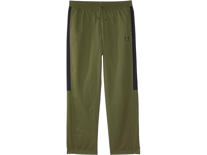 (取寄) アンダーアーマー キッズ ボーイズ ライバル ウーブン パンツ (ビッグ キッズ) Under Armour Kids boys Rival Woven Pants (Big Kids) Marine OD Green/Black/Black