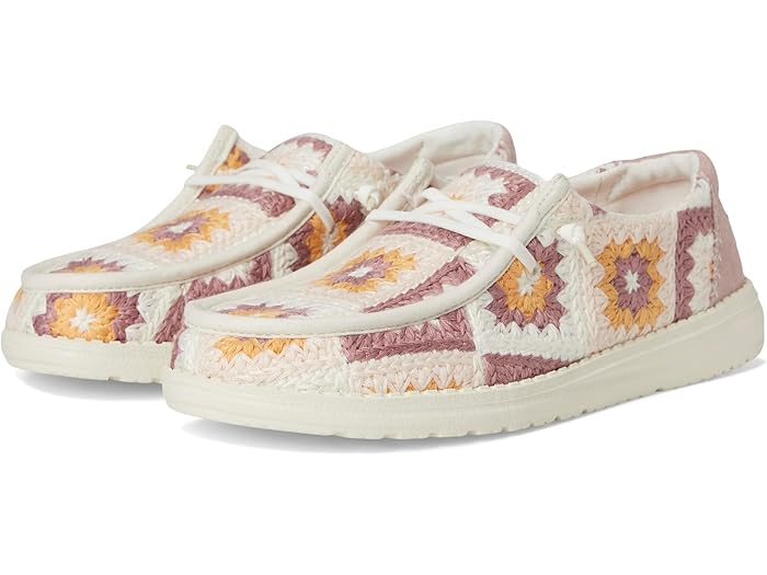 (取寄) ヘイ デュード レディース ウェンディ コテージ クローシェ Hey Dude women Wendy Cottage Crochet Petal Pink/Multi