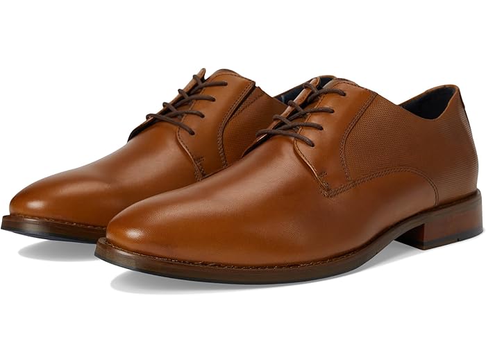 (取寄) ジョンストン&マーフィー メンズ ランドリー エンボス プレーン トゥ Johnston & Murphy men Landry Embossed Plain Toe Tan Full Grain