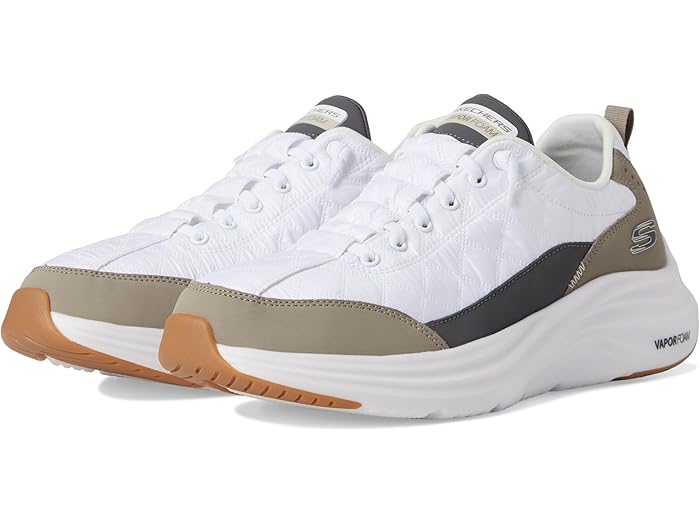 (取寄) スケッチャーズ スニーカー メンズ コンツアー フォーム コージー フィット ハンズフリー スリップインズ SKECHERS men Contour Foam Cozy Fit Hands Free Slip-in White/Taupe