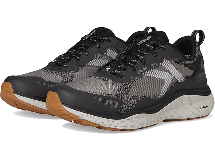 (取寄) キーン レディース ウォータープルーフ ハイキング シューズ KEEN women Leiki Waterproof Hiking Shoes Black/Steel Grey