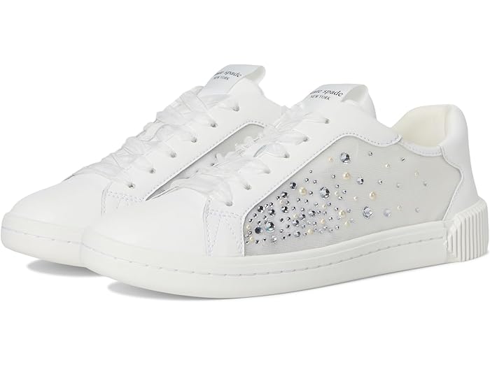 (取寄) ケイトスペード レディース トリ クリスタルズ レース アップ スニーカー Kate Spade New York women Tori Crystals Lace Up Sneakers True White 39,774円