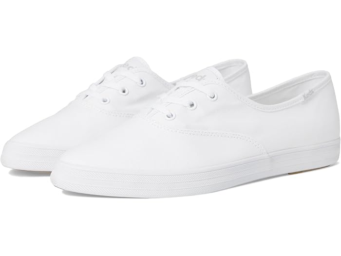 (取寄) ケッズ スニーカー レディース チャンピオン ポイント ロー Keds women Champion Point Low White Canvas