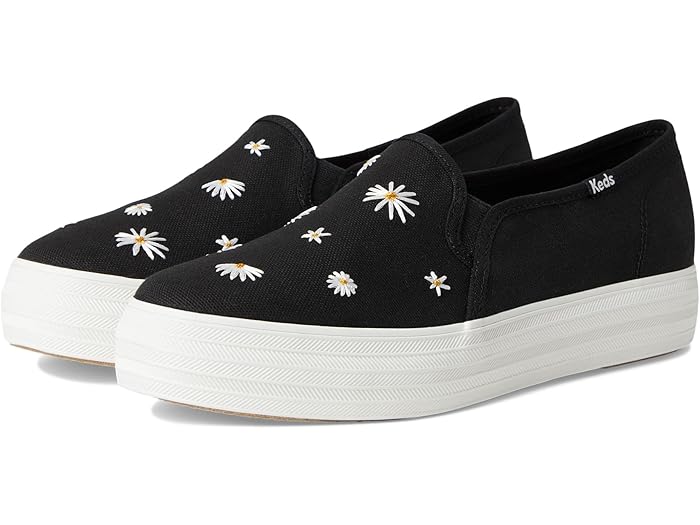 (取寄) ケッズ スニーカー レディース トリプル デッカー Keds women Triple Decker Black Canvas 10,572円
