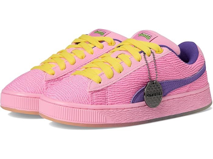 (取寄) プーマ キッズ キッズ スエード Xl ティーンエイジ ミュータント ニンジャ タートルズ (ビッグ キッド) PUMA Kids kids Suede Xl Teenage Mutant Ninja Turtles (Big Kid) Mauved Out/Team Violet
