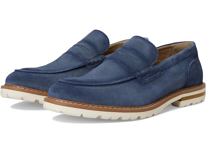 (取寄) ステイシー アダムス メンズ ホプキンス ペニー スリッポン Stacy Adams men Hopkins Penny Slip-On Navy Suede