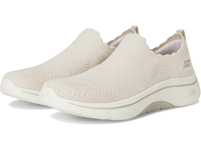 (取寄) スケッチャーズ スニーカー レディース ゴー ウォーク アーチ フィット 2.0 ローズ リンダ SKECHERS Performance women Go Walk Arch Fit 2.0 Rosa Linda Natural